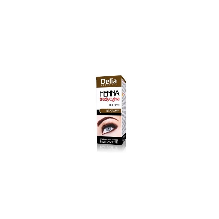 Delia henna for eyebrows brown small 2 ml