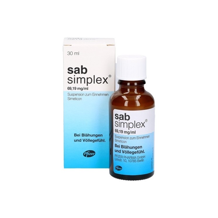 Sab Simplex Babydruppels voor koliek 30 ml