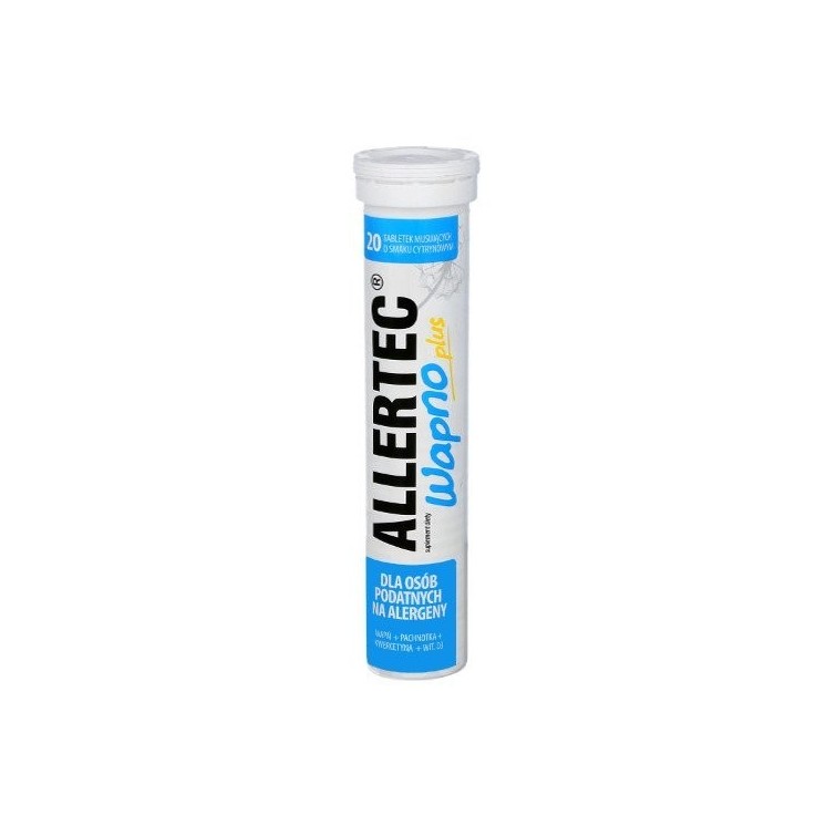 Allertec Wapno Plus 20 effervescent tablets