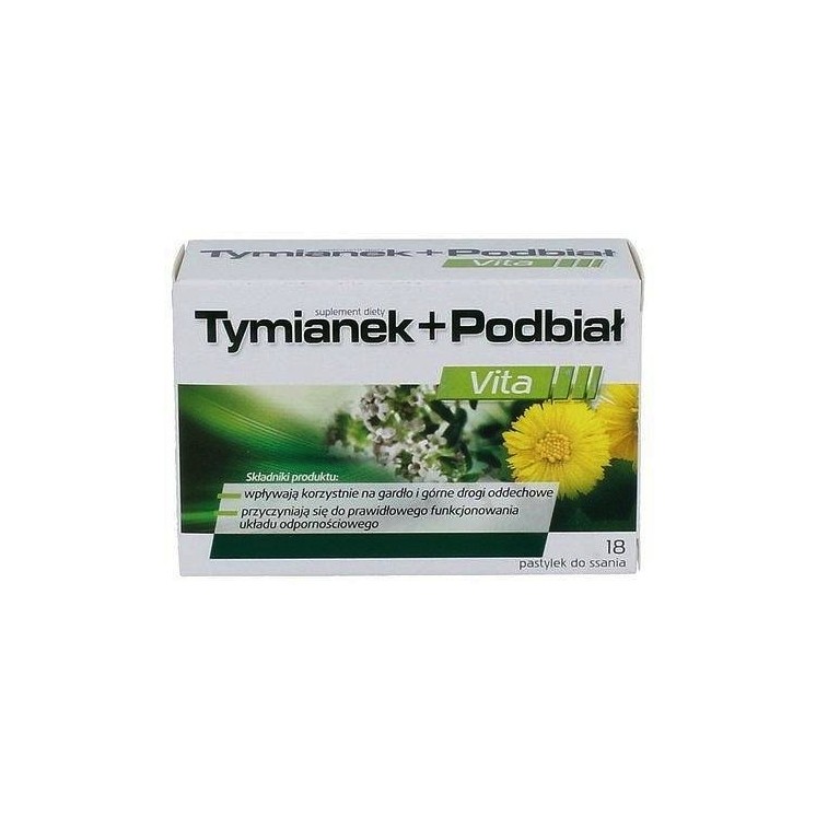 Thyme and coltsfoot Vita 18 lozenges