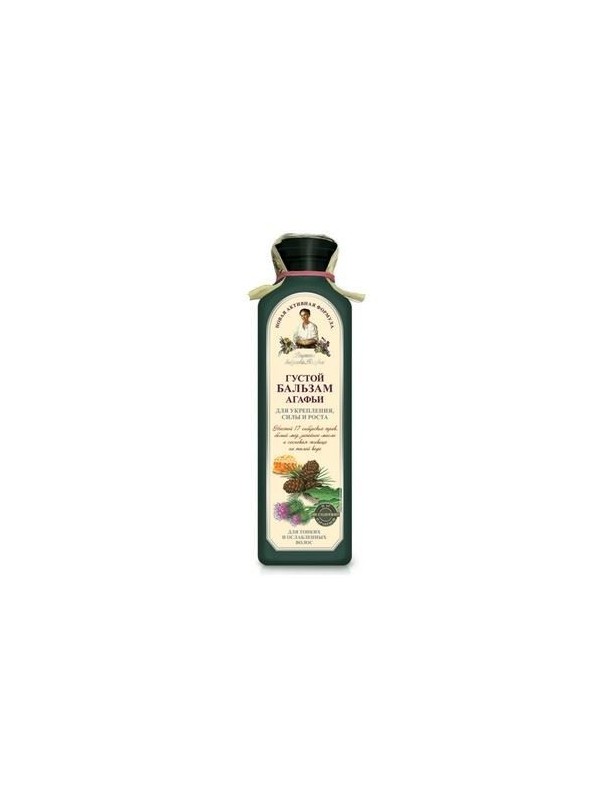 Agafia Syberyjski Balsam do włosów Ziołowy Gęsty - Cienkie i Osłabione 350 ml - 8636