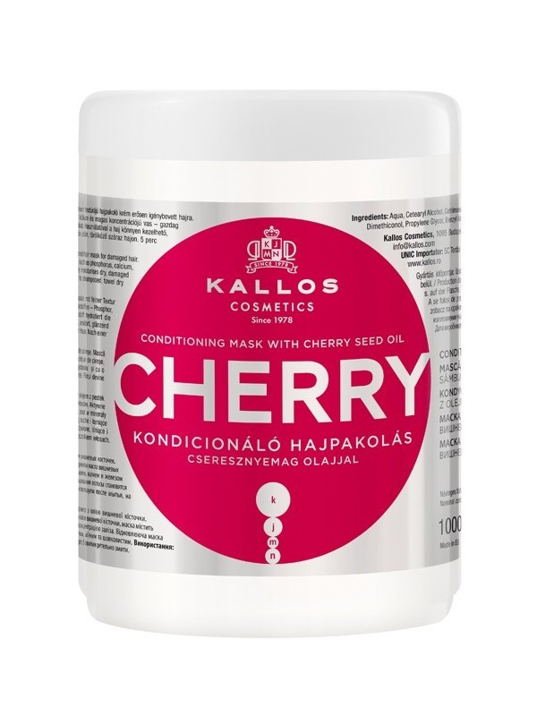 Kallos Maska do włosów Cherry 1000 ml