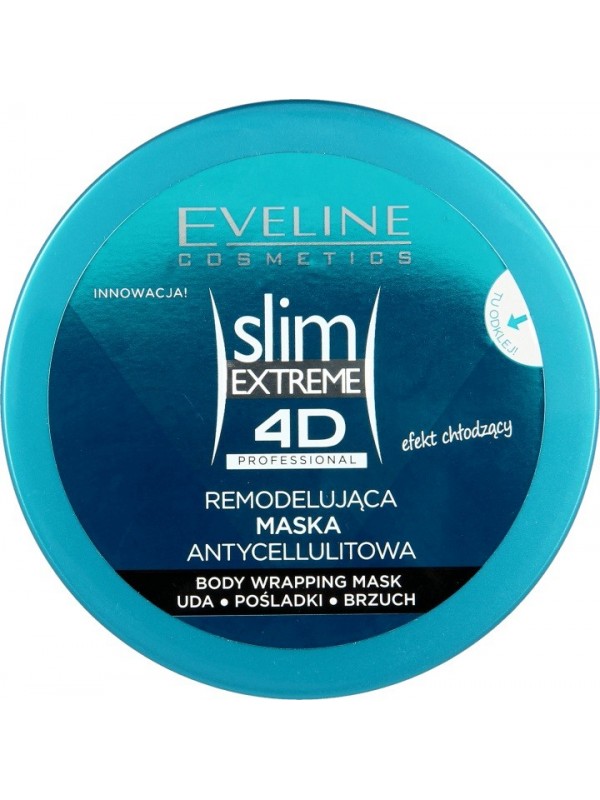 Eveline 4D slim EXTREME Remodelująca Maska antycellulitowa 300 ml