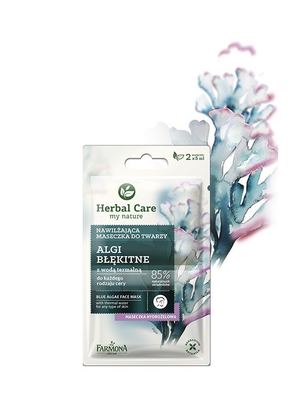 Farmona Herbal Care Maseczka nawilżająca Algi Błękitne 2x5 ml