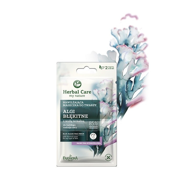 Farmona Herbal Care зволожуюча маска Blue Algae 2х5 мл