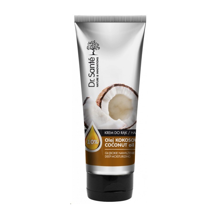 Crème pour les mains Dr. Santé à l'huile de coco 75 ml
