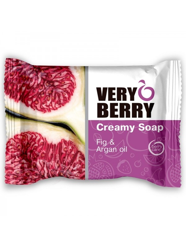 Very Berry - Kremowe mydło Fig & Argan oil 100 g