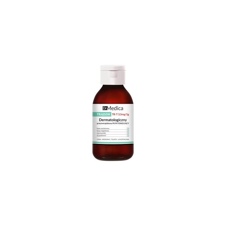 Bielenda Dr Medica Trą dzik Dermatological Тонізуючий очищаючий флюїд для обличчя, декольте, спини 250 мл