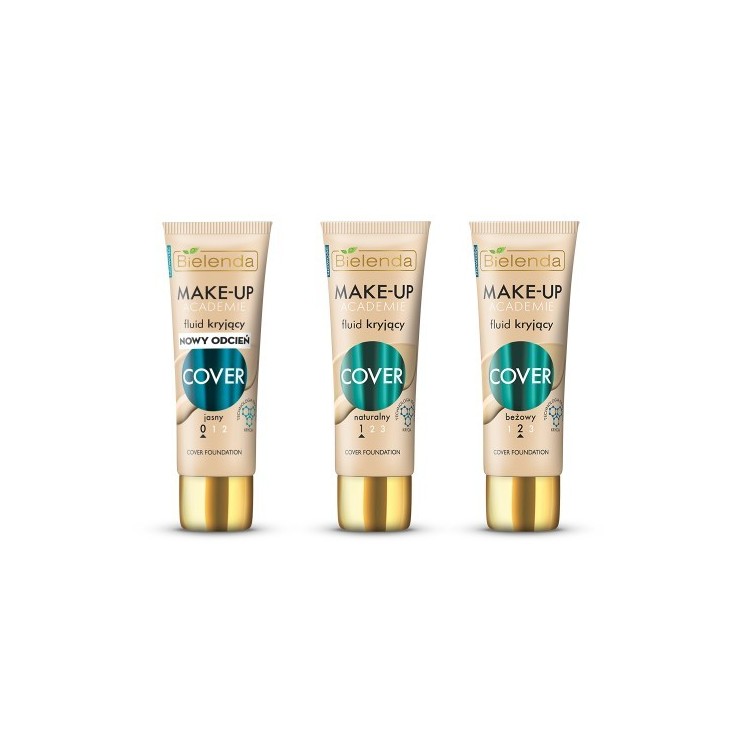 Bielenda MAKE-UP ACADEMIE Dekkende vloeistof COVER - natuurlijke tint 30 g