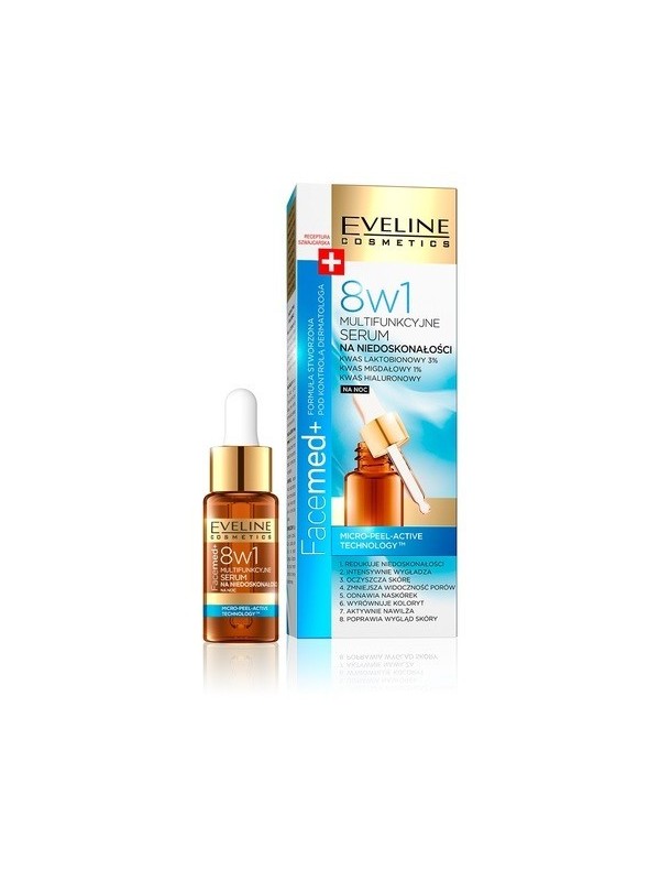 Eveline FaceMed 8w1 multifunkcyjne serum na nidoskonałości 18 ml