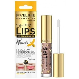 Eveline OH! MY LIPS Plumping Lip Gloss with Hyaluronic Acid Bee Venom 5 ml