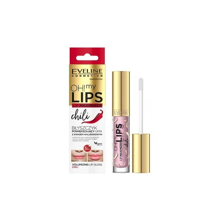 Eveline OH ! MY LIPS Lip plumping блиск для губ з гіалуроновою кислотою Чилі 4,5 мл