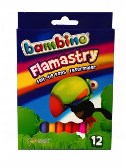 BAMBINO Flamastry 12 kolorów