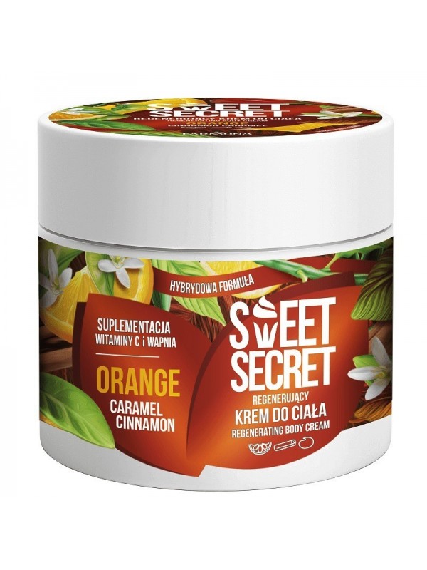 Farmona Sweet Secret Krem hybrydowy regenerujący do ciała Pomarańcza z Karmelem i Cynamonem 200 ml