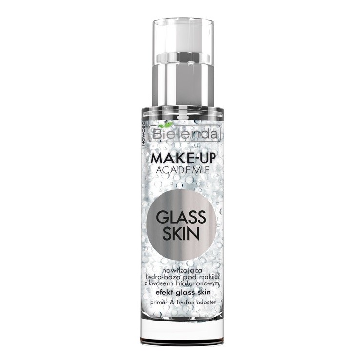Bielenda MAKE-UP AKADEMIE GLASS SKIN Hydraterende hydro -make-up basis met hyaluronzuur 30 g