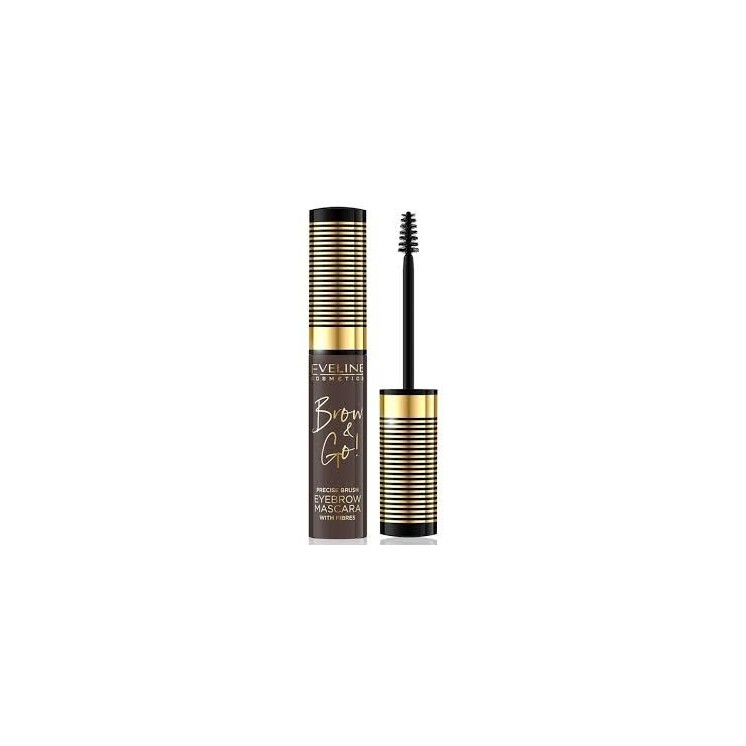 Eveline Brow & Go Eyebrow Mascara /02/ Dark 6ml