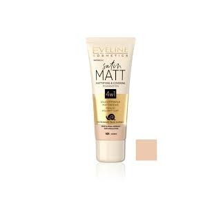 Матуючий тональний крем Eveline Satin Matt /101/ Ivory 30 мл