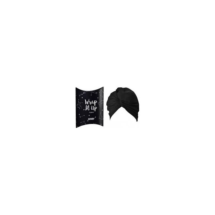 Anwen Wrap It Up Turban Black 1 шт