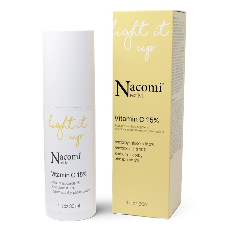 Serum для обличчя Nacomi Next Level з вітаміном С 15% 30 мл