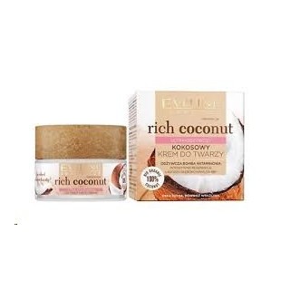 Eveline Rich Coconut Ultra -nährende Kokosnuss-Gesichtscreme 50 ml