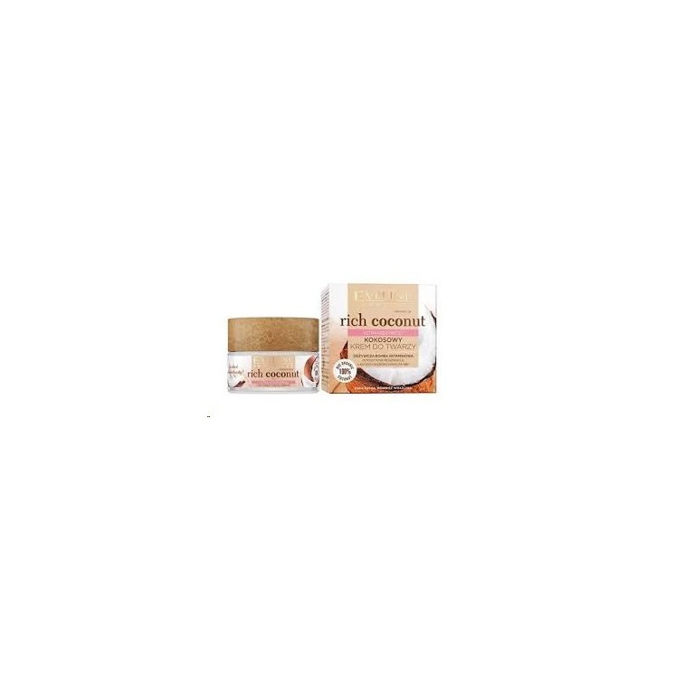 Eveline Rich Coconut Ultra -nährende Kokosnuss-Gesichtscreme 50 ml
