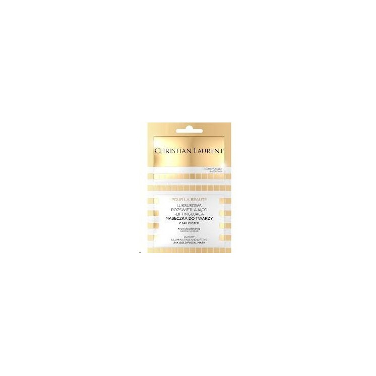 Christian Laurent Masque Visage Luxueux Illuminateur et Liftant à l'Or 24K 2x5 ml