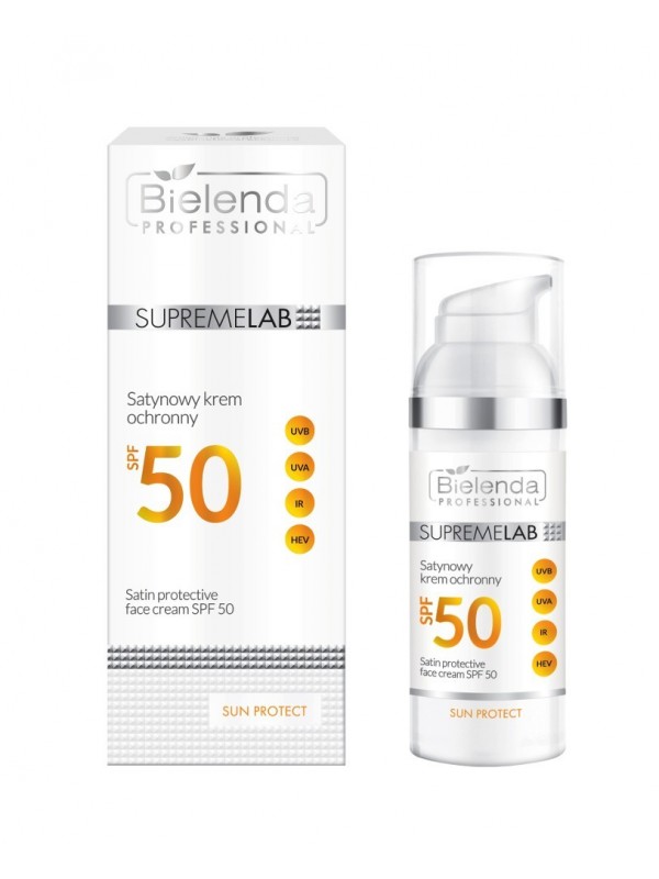 Bielenda Professional SUPREMELAB Krem do twarzy satynowy ochronny SPF50+ Sun Protection  50 ml