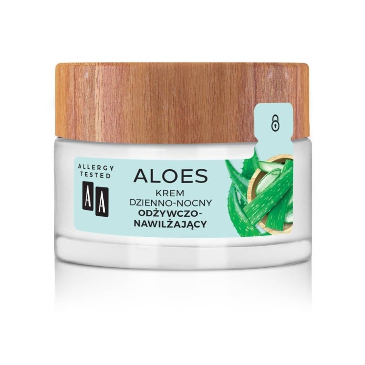 AA Aloes 100% aloe vera extract Day and night face cream nourishing and moisturizing 50 ml