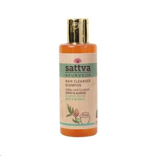 Трав'яний шампунь Sattva Ayurveda Мед і мигдаль 210 мл