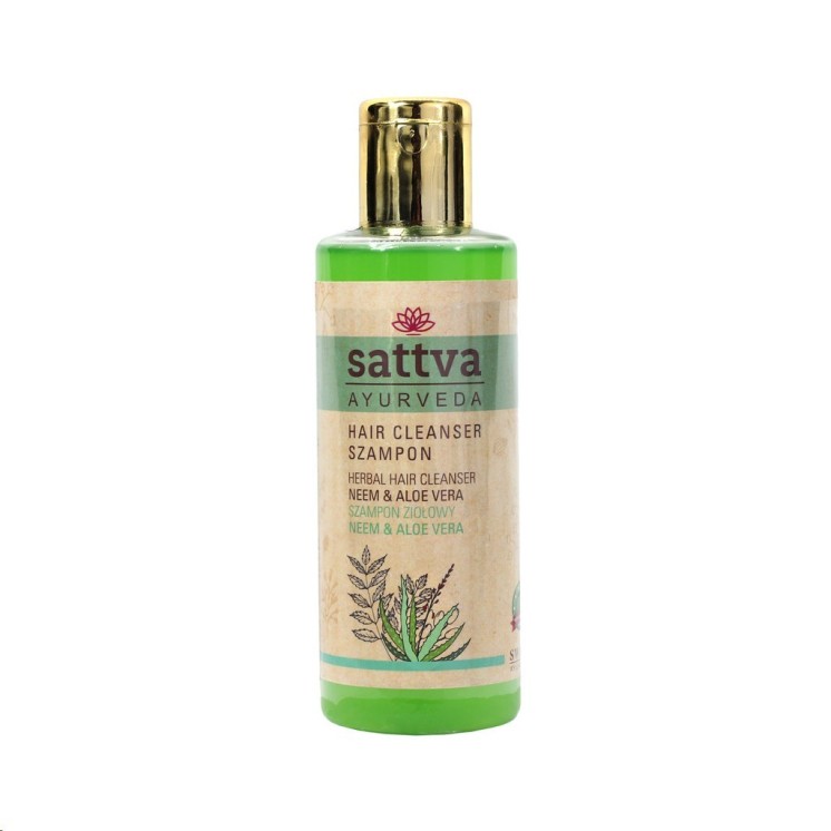 Sattva Ayurveda Трав'яний шампунь Нім і Aloe Vera 210 мл