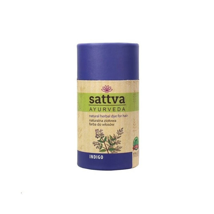 Фарба для волосся Sattva Ayurveda Natural herbal Indigo 150 г