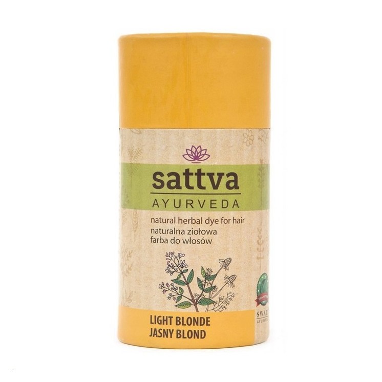 Sattva Ayurveda Natural Herbal Hair Dye Light Blond 150 g