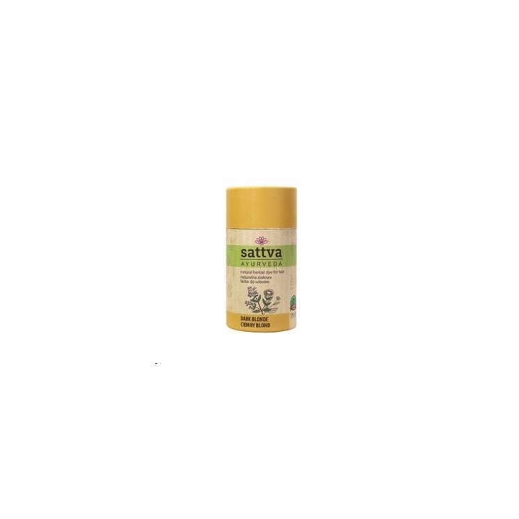 Sattva Ayurveda Натуральна рослинна фарба для волосся Темно- Blond 150 г