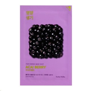Holika Holika Pure Essence Mask Sheet - Gezichtsmasker in een sheet met açai-fruitextract 23 g
