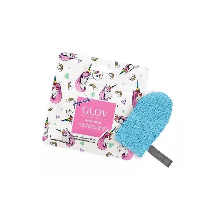 GLOV Quick Treat Bouncy Blue make-up removal glove 1 piece