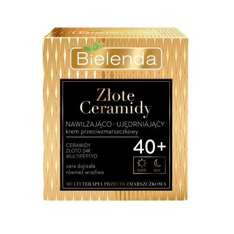 Bielenda ZŁOTE CERAMIDY Anti-wrinkle face cream 40+ moisturizing and firming 50 ml