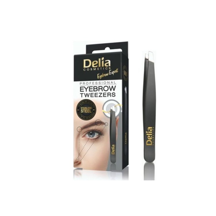 Delia Eyebrow Expert Pincet zwart 1 stuk