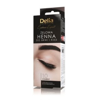 Delia Henna voor wenkbrauwen gel 1.0 Zwart