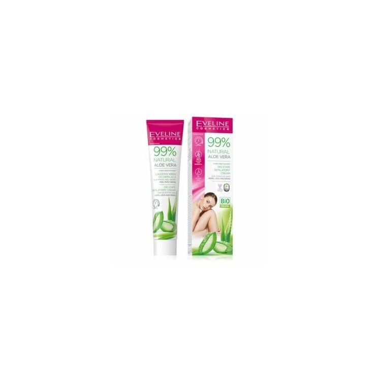 Набір для видалення волосся Eveline 99% Natural Aloe Vera Ultra-Depilation 20 мл