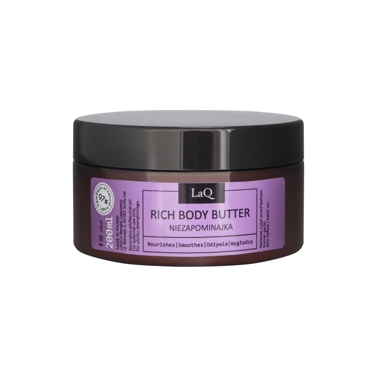 LaQ Króliczka Niezapominajka Voedende en gladmakende body butter 200 ml