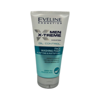 Eveline Men X-Treme Innovation ! Olie Controlerende Reinigende en Matterende Gezichtsreiniger Foam 150 ml