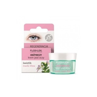 Floslek живильний крем для повік Eyebright and Shea Butter 15 мл