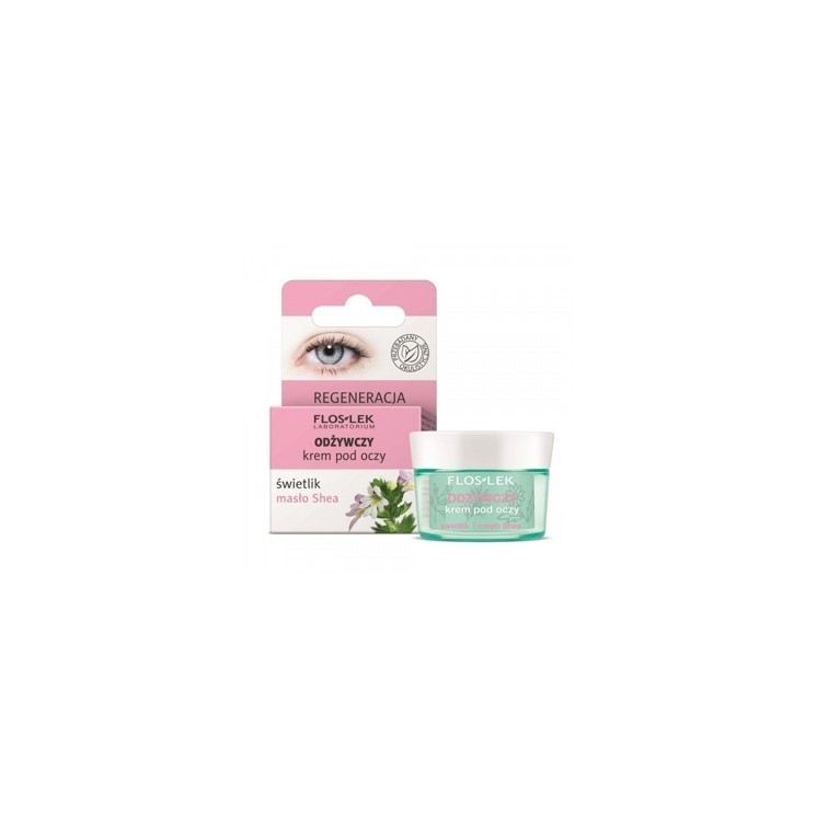 Floslek живильний крем для повік Eyebright and Shea Butter 15 мл