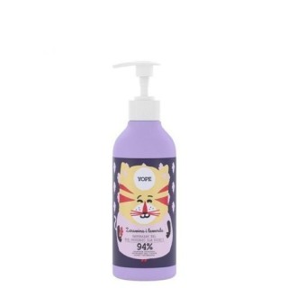 Gel douche naturel YOPE pour enfants, canneberge et lavande, 400 ml