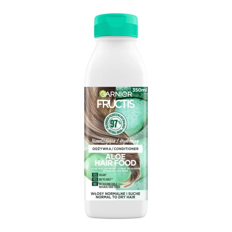 Garnier Fructis Aloes Hair Food зволожуючий кондиціонер для нормального та сухого волосся 350 мл