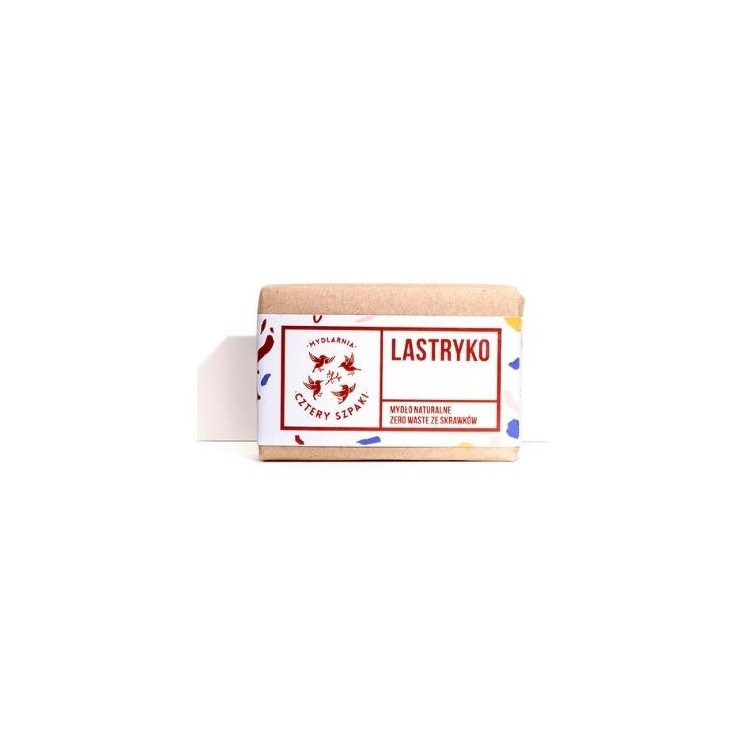 Mydlarnia Cztery Szpaki Natural Terrazzo Zero Waste Zeep van Scrawków 110 g