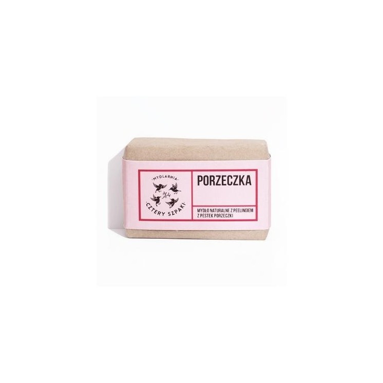 Mydlarnia Cztery Szpaki natural Currant Soap with Currant Seed Peeling 110 g