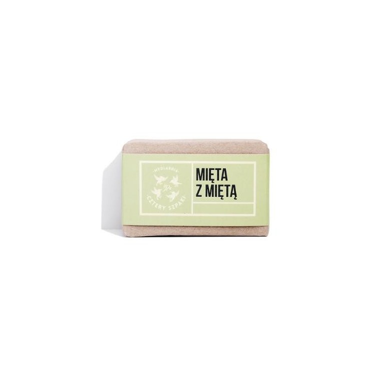 Mydlarnia Cztery Szpaki Natural Mint and Mint Soap 110 g