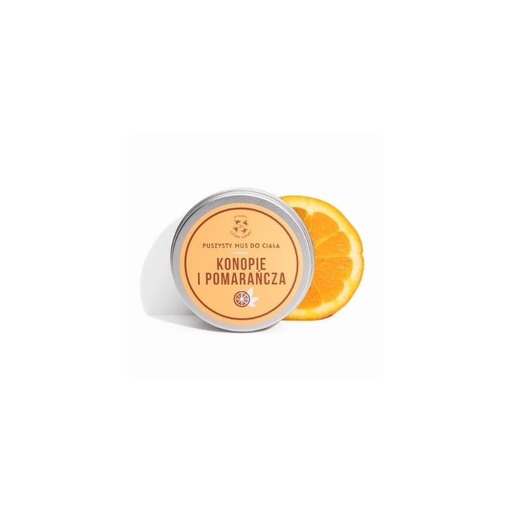 Mydlarnia Cztery Szpaki donzige bodymousse Hennep en Sinaasappel 150 ml