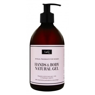LaQ Hands & Body Sensual Veganes Hand- und Körperwaschgel für Frauen 500 ml